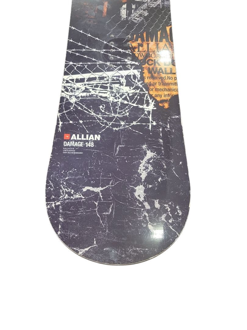 ALLIAN DAMAGE 148cm アライアン フリースタイル グラトリ