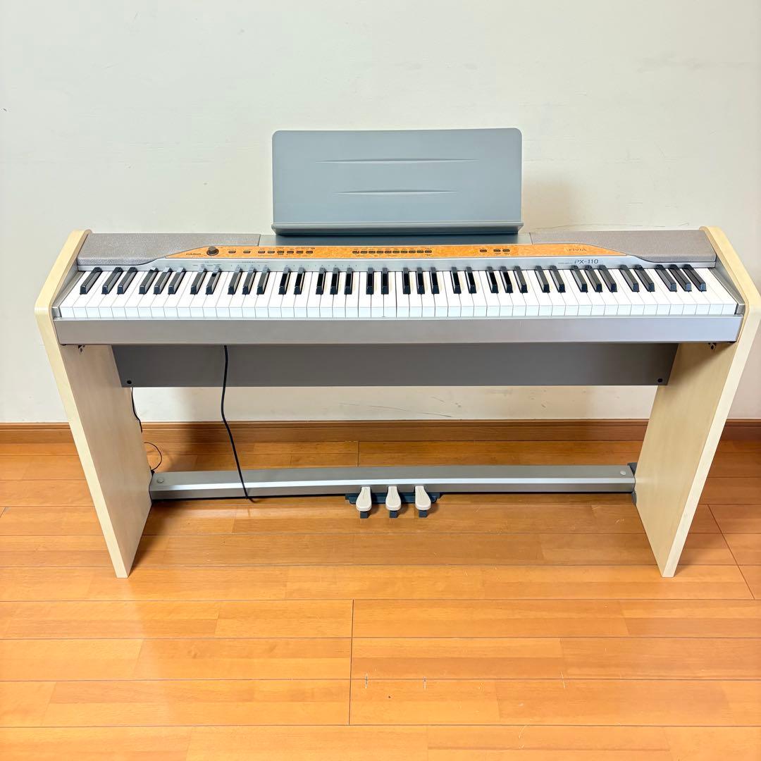 【美品•椅子/スタンド付属】CASIO 電子ピアノ Privia PX-110