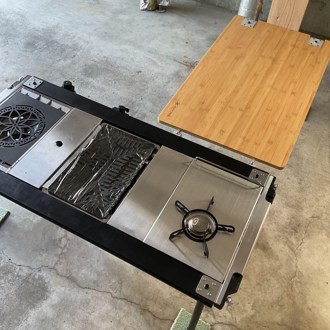 P.M  美品 マルチファンクションテーブル竹 スノーピーク