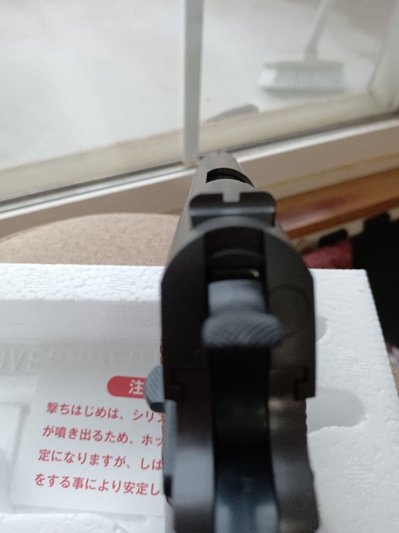 BB弾強烈東京マルイエアコッキング、コルトガバメント新品18禁【強化カスタム済】