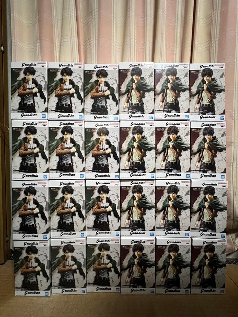 Grandista 進撃の巨人 リヴァイ＆エレン・イェーガーフィギュア