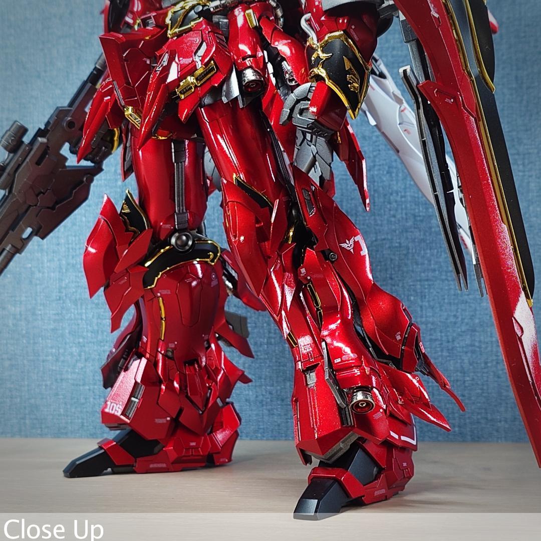 MG シナンジュ \"匠studioカスタム\" キャンディ塗装完成品