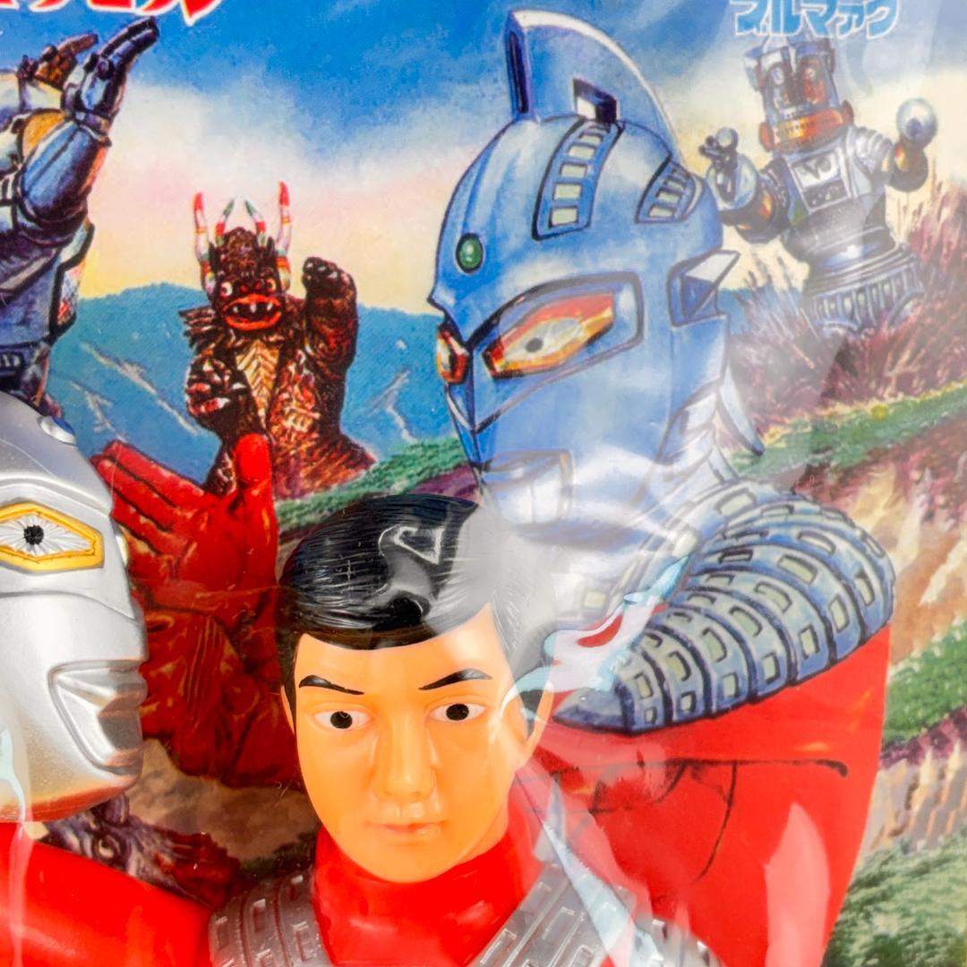 ブルマァク　ウルトラセブン　大　面取れ　マスク付き　【サイズ】 全高：約29cm