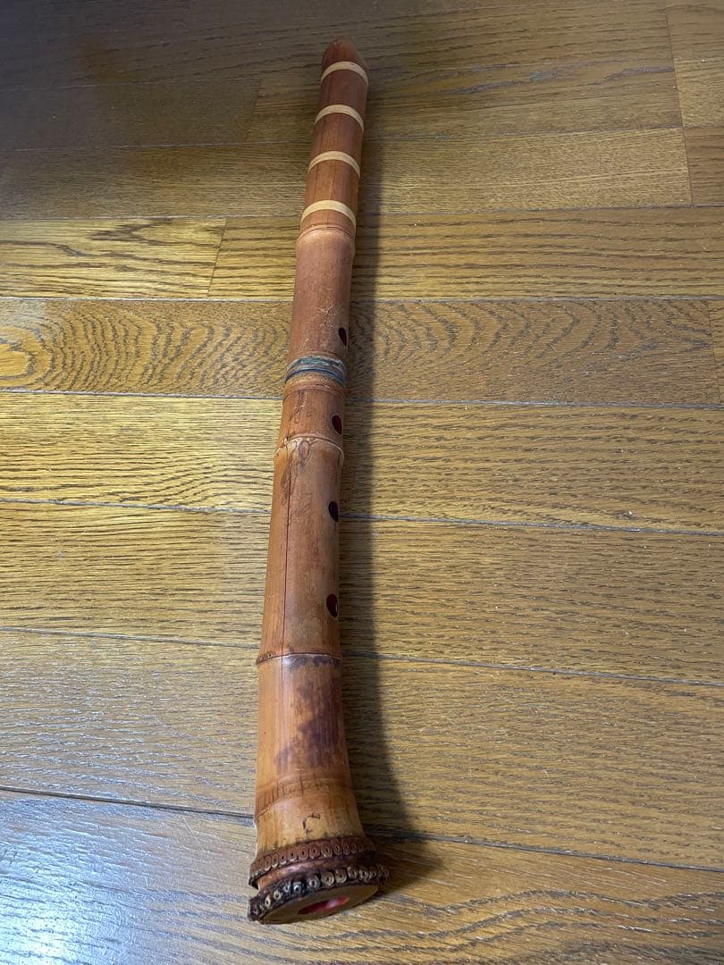 尺八 本体 竹製　破損あり