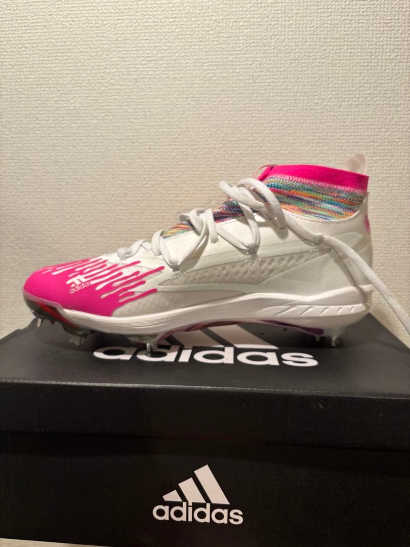 adizero スパイク ピンク/ホワイト　タティスJr. 27.5