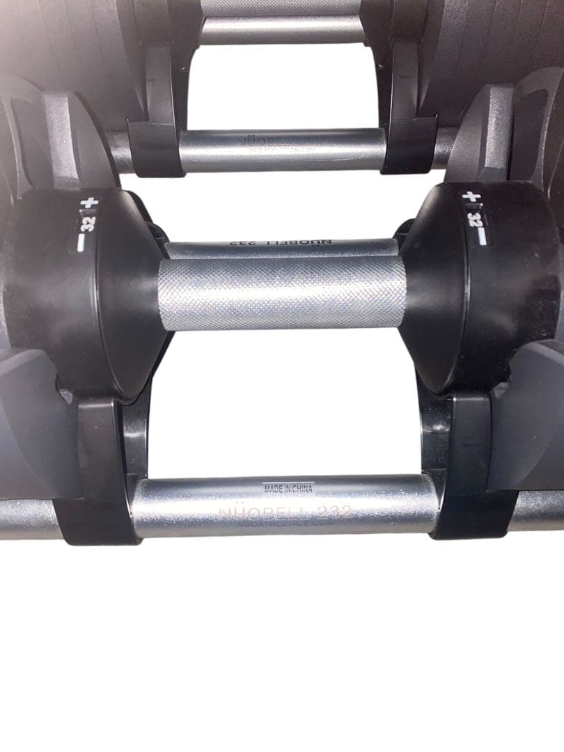 【良品】NUOBELL フレックスベル 32キロ2個、スタンド1/4梱包②