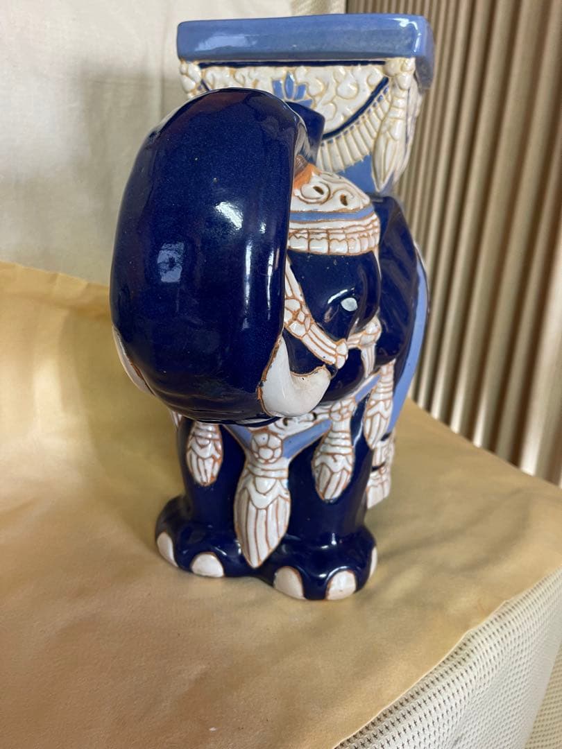 招福象 花台 エスニックアート 大型