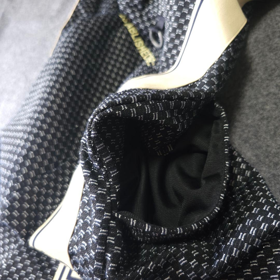 【パーリーゲイツ】2024年春夏人気サイドロゴネーム 半袖ゴルフワンピース 黒M