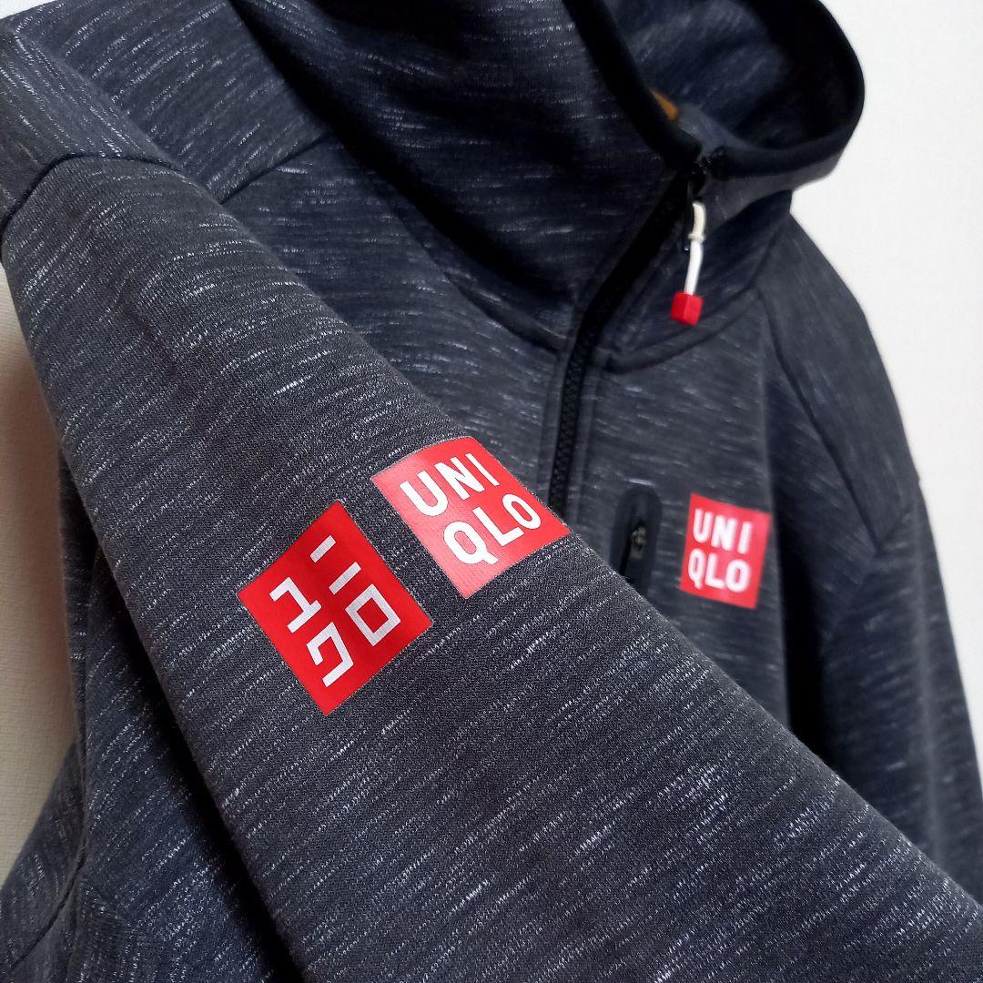 XL！錦織圭モデル ユニクロ NK ドライストレッチ スウェットパーカー テニス