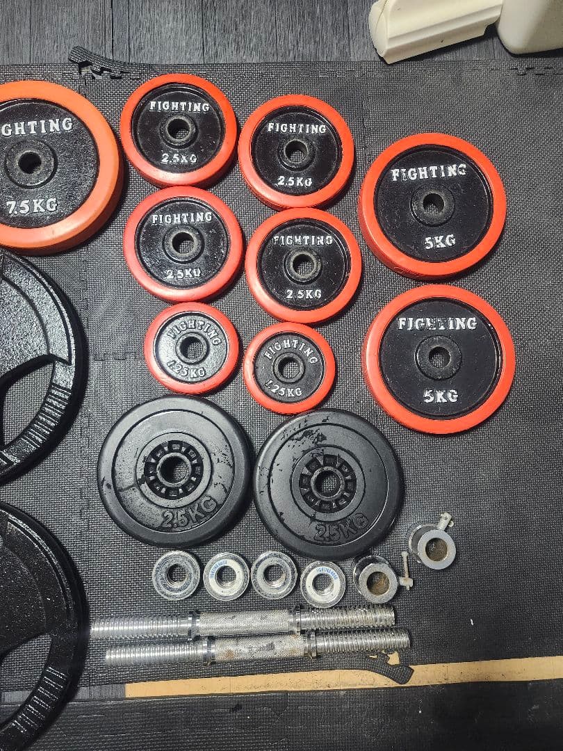 ファイティングロード　チャレンジャーセット70kg＆プレート15kg×2