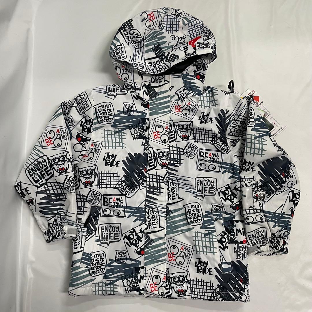 JOY RIDE キッズ スキー スノボ ウェア 140cm 白 黒