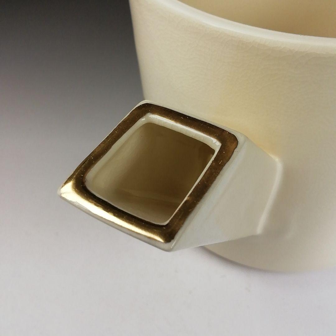 Ｔ８１９　水次　『色絵　つぼつぼ文』『鳴滝窯　橋本城岳 造』　共箱　茶道具