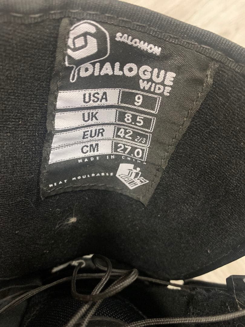 SALOMON DIALOGUE WIDE 27センチ スノーボードブーツ
