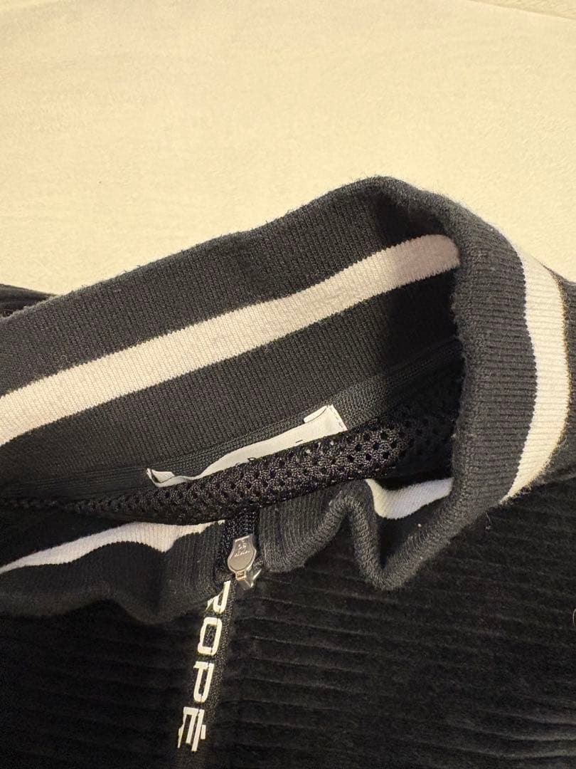 JUN&ROPE★ソフトコーデュロイジャージ 上下セットアップ　ブラック　M