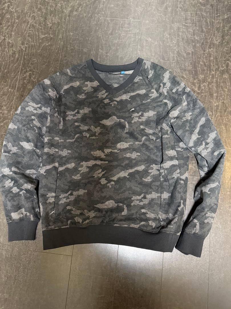 迷彩柄 Vネックセーター JLロゴ