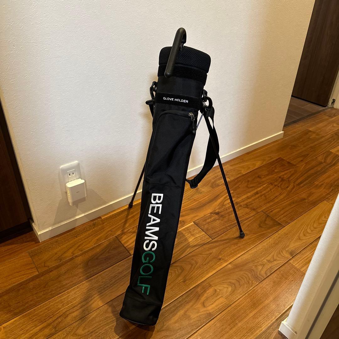 BEAMS GOLF スタンド式ゴルフバッグ 黒