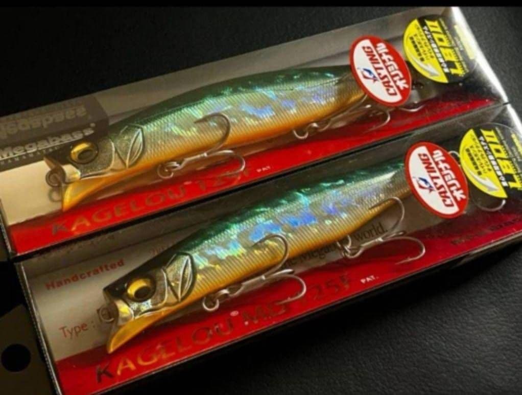 2個セット オリカラ メガバス カゲロウ 124/125 F #チャメラルド