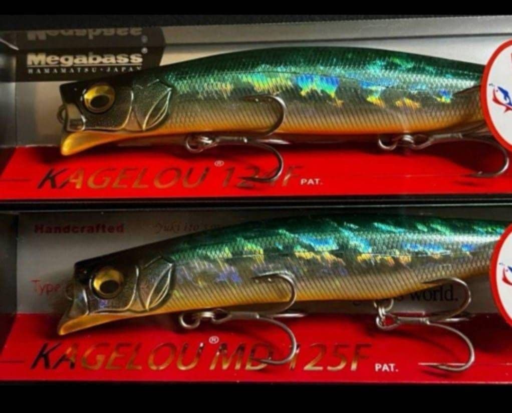 2個セット オリカラ メガバス カゲロウ 124/125 F #チャメラルド