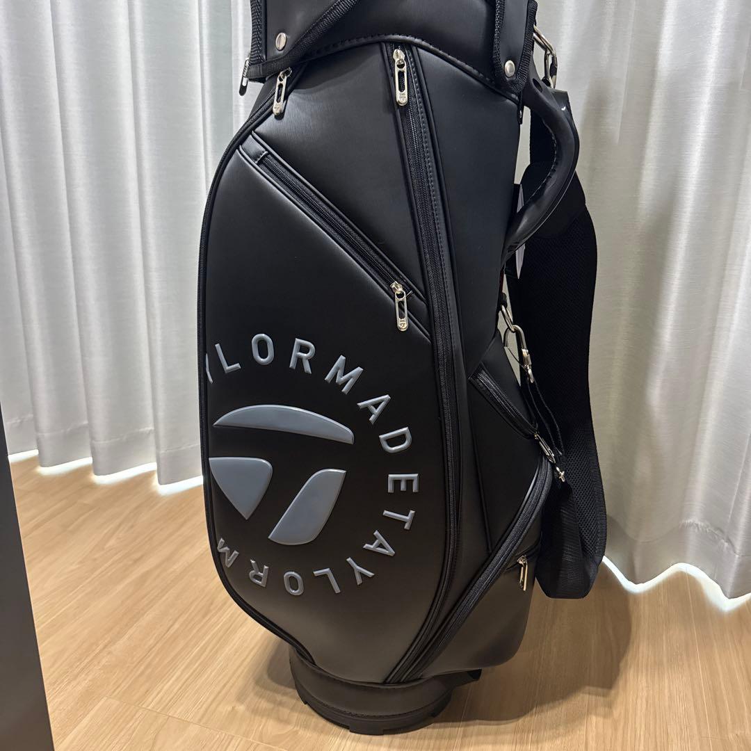 【新品未使用】テーラーメイド サークルロゴ キャディバッグ ブラック