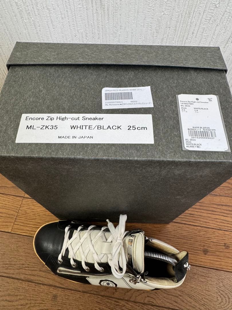 シューズ(男性用) ENCORE ZIP High cut Sneaker