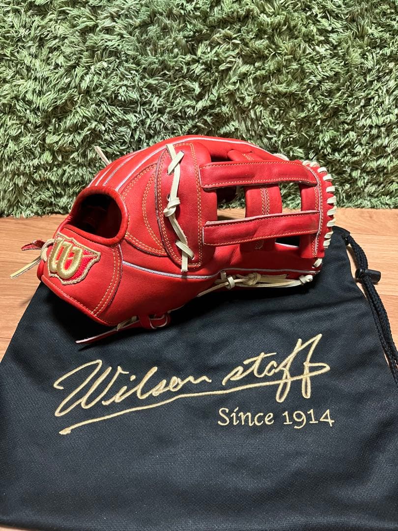 ウィルソンスタッフ 硬式外野手用グラブ 99型 Eオレンジ×キャメル