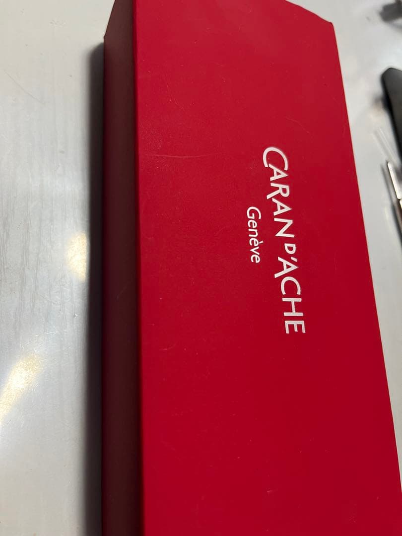 カランダッシュ　エクリドール　シェブロン　ローズゴールド　ボールペン