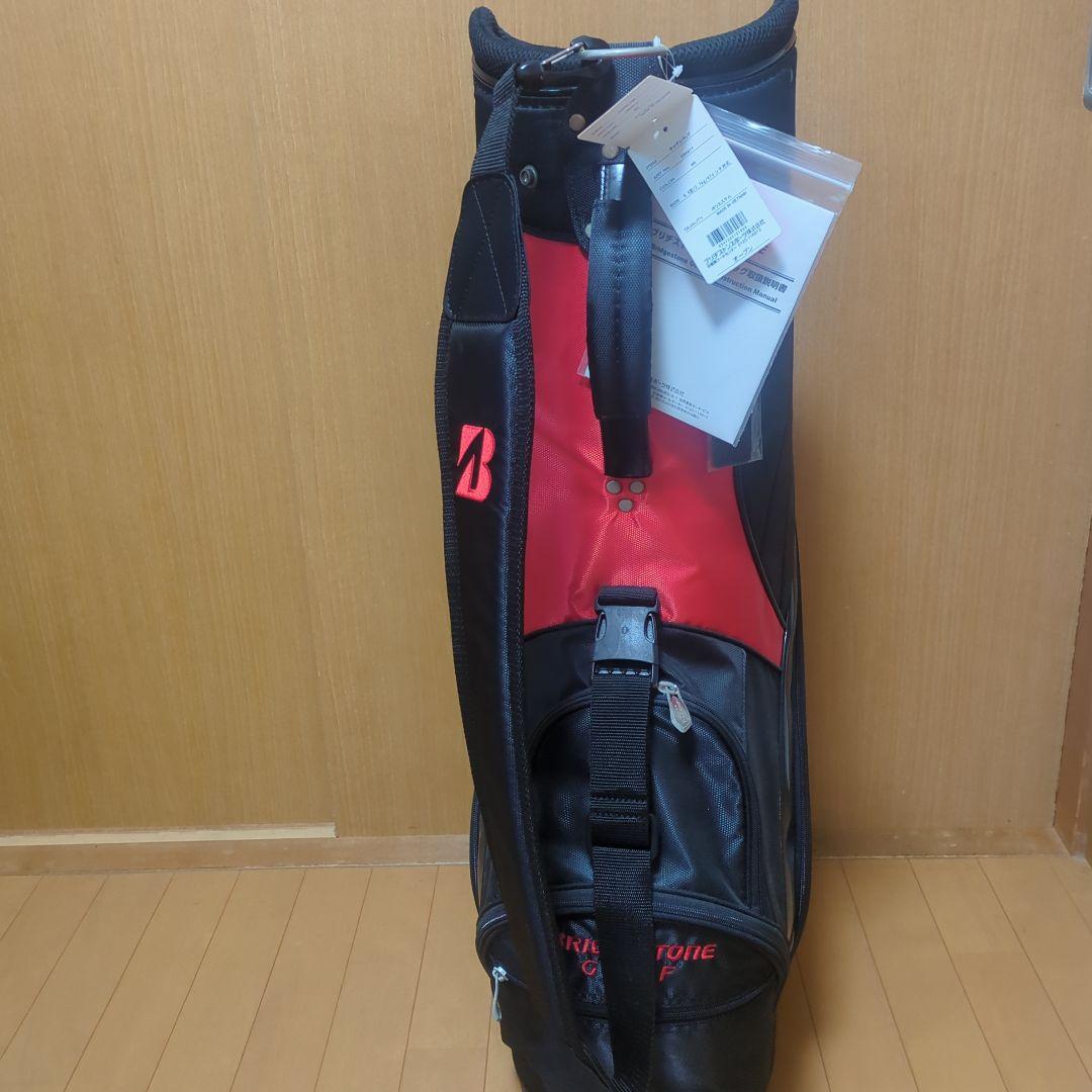 BRIDGESTONE ゴルフ キャディバッグ ブラック/レッド