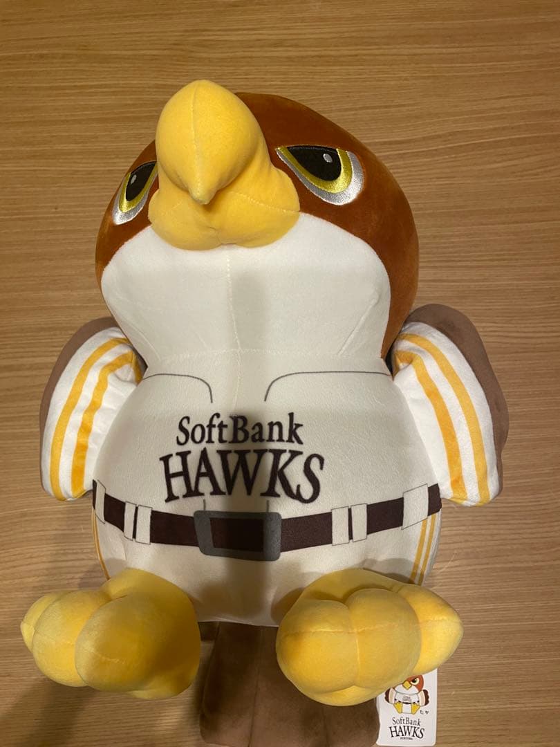 ソフトバンクホークス2026宮崎キャンプ 鷹ぬいぐるみホーム約30cmくじ2等