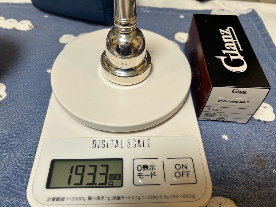 トロンボーンマウスピース　Glanz グランツ　YT Concerto MK-2