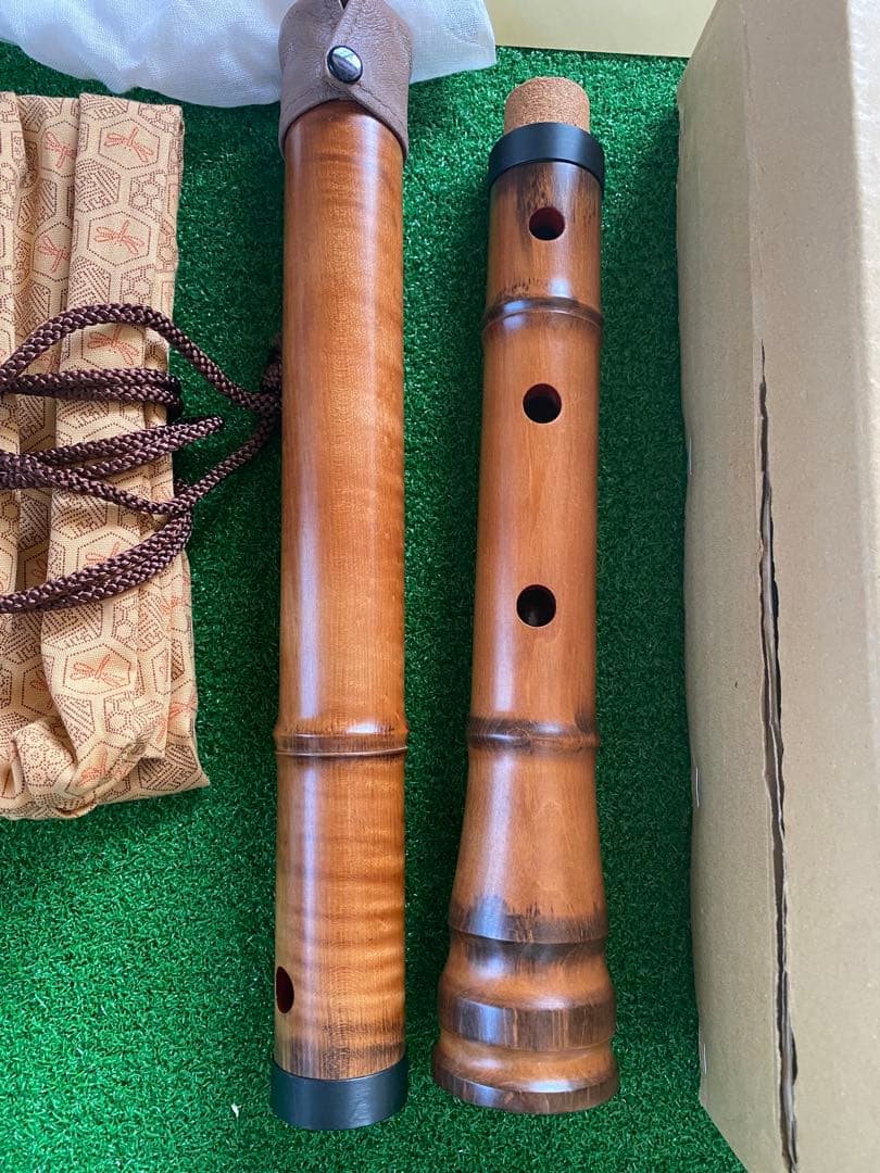 木管尺八　門　都山型　1尺8寸　美品