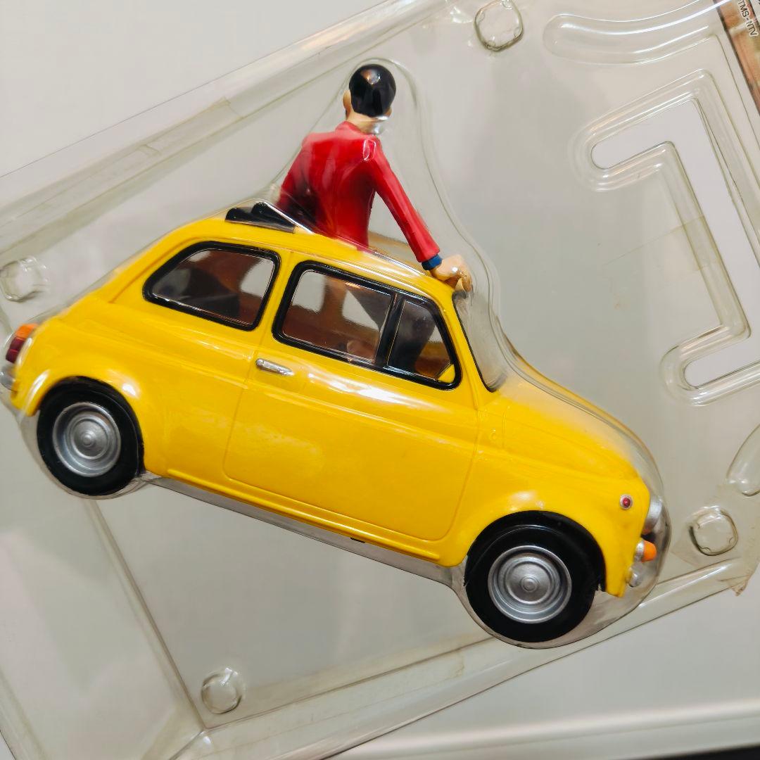 ルパン三世＆フィアット500☆峰不二子黒ライダースーツ＆赤バイクVer