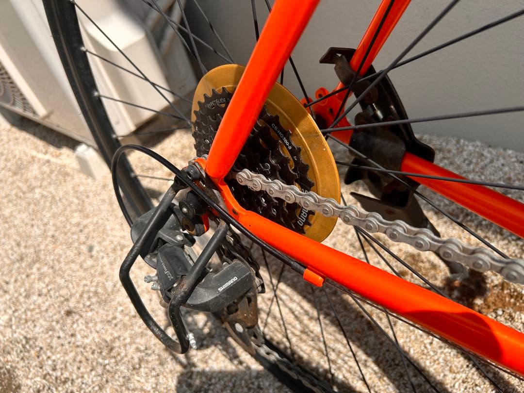 レユニオン　REUNION クロスバイク　オレンジ