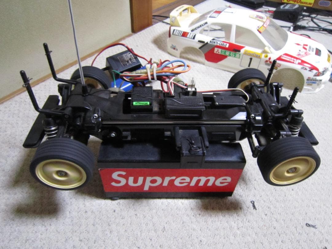 動作確認済 1/10 TL01 タミヤ 美車 三菱 ランサーエボリューションⅣ