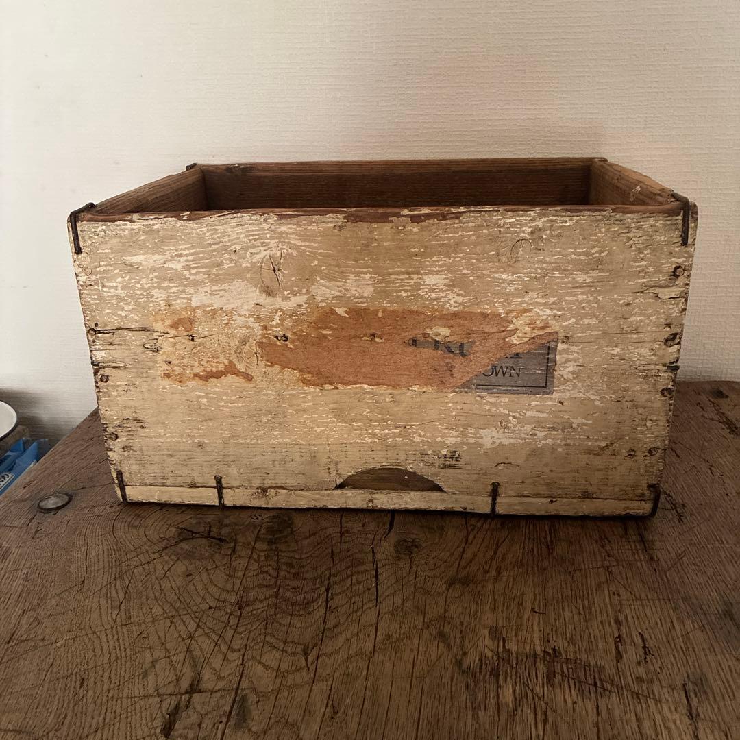 イギリスアンティーク　wood box