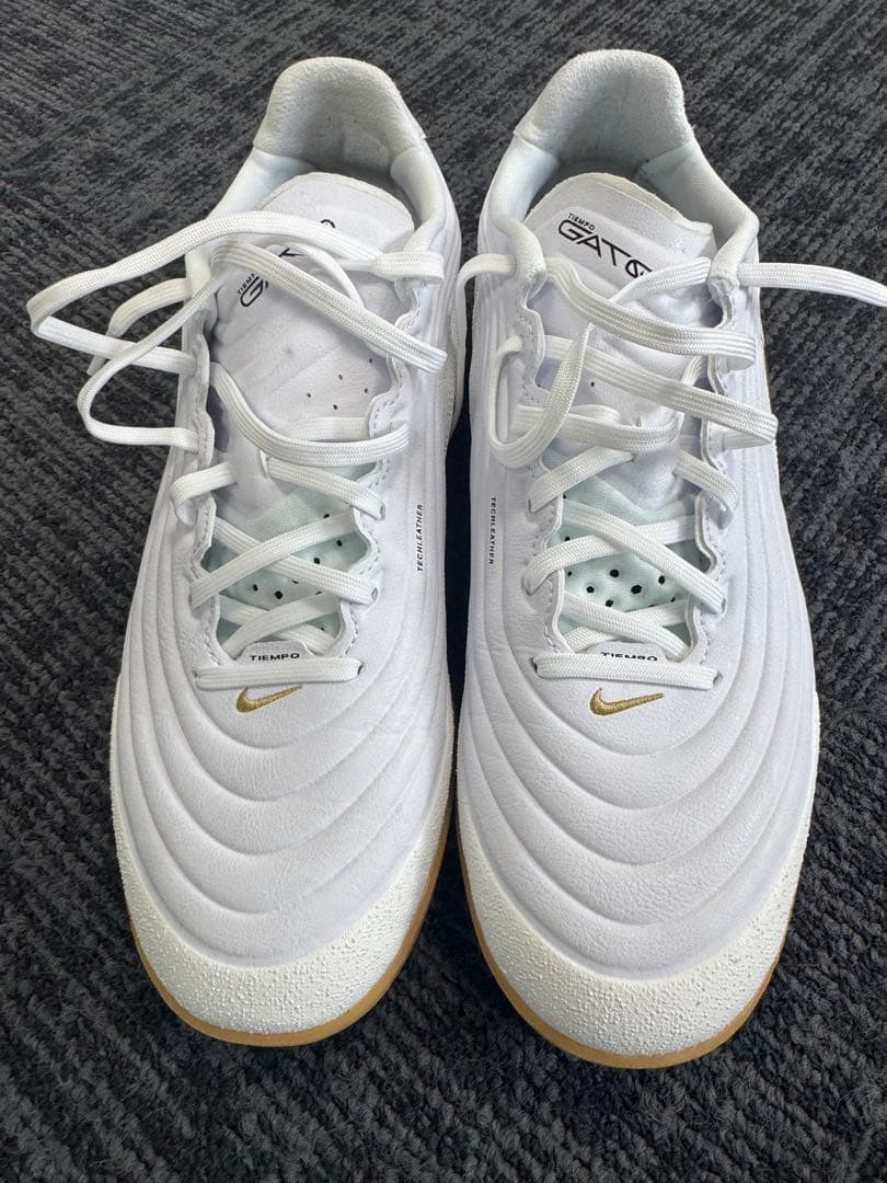 Nike ティエンポ　リアクトガト IC ホワイト/ゴールド　27cm
