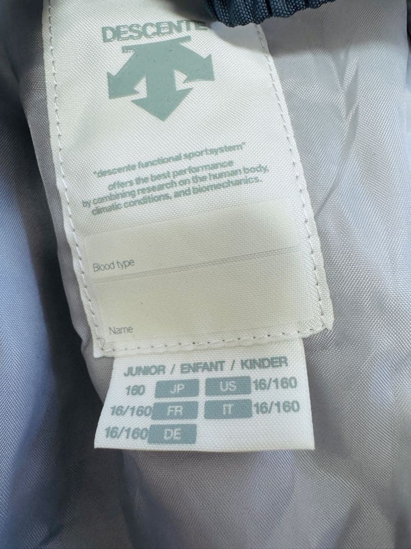 DESCENTE デサント スキーウェア 160 ジュニア
