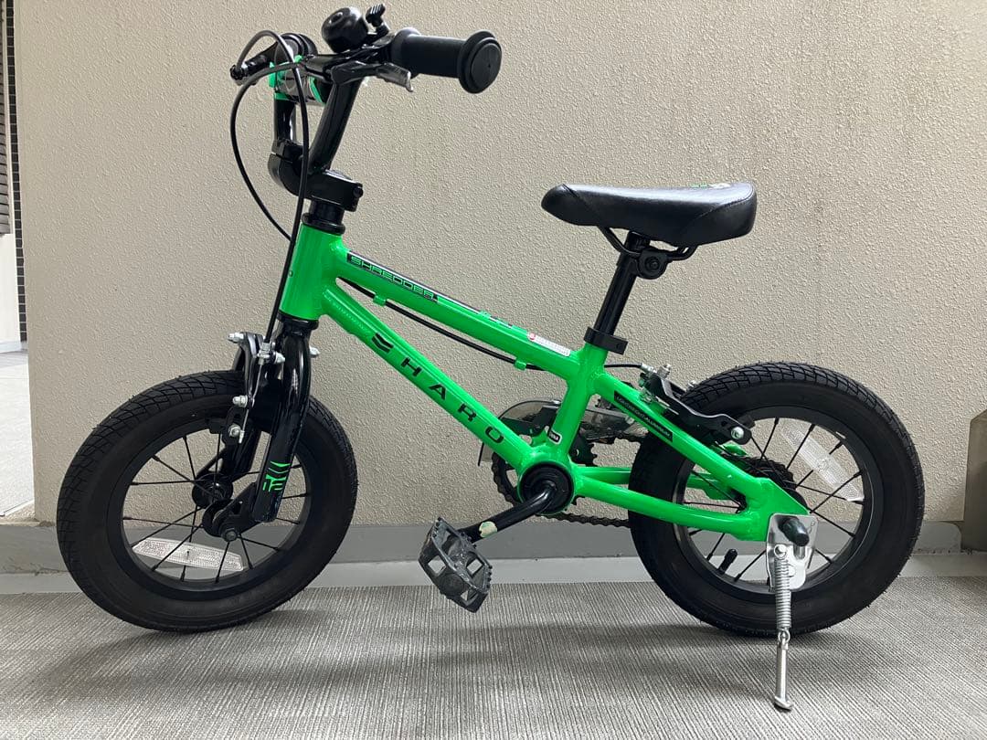 【12インチBMX】HAROBIKES SHREDDER キッズ自転車スタンド付