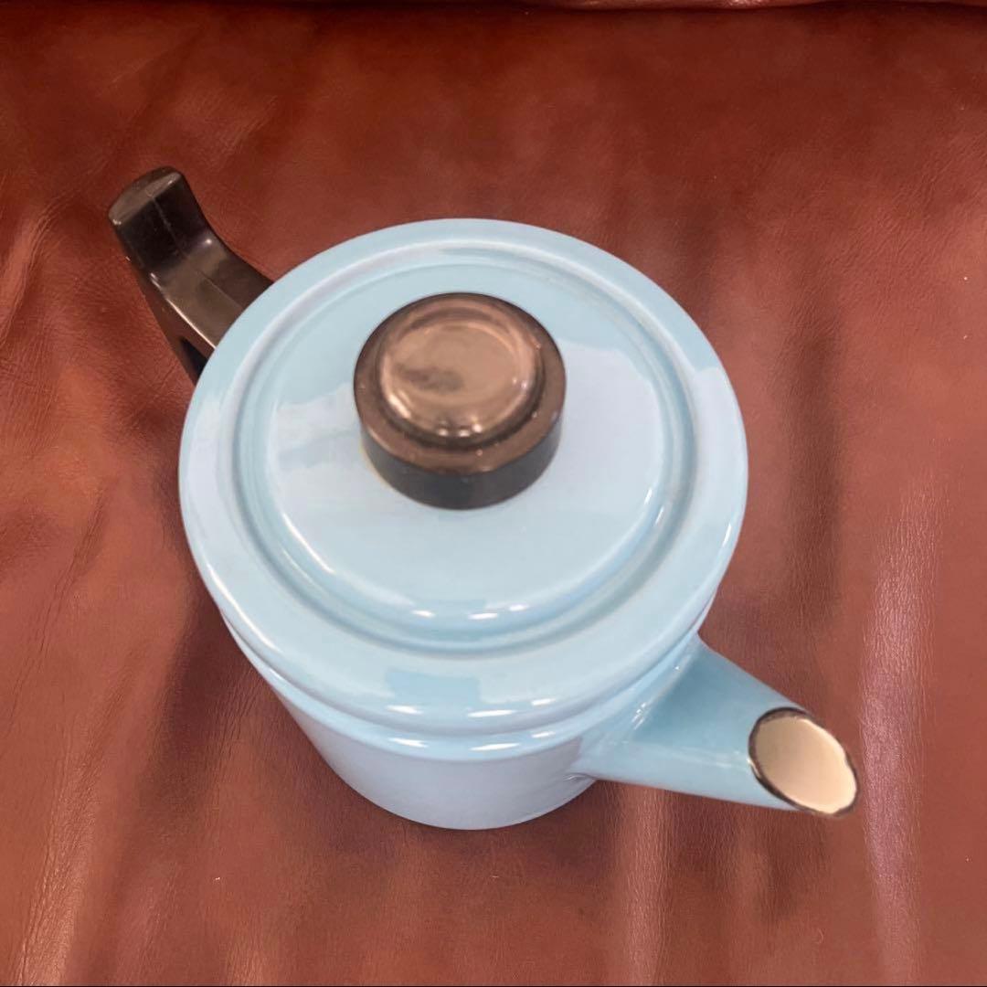 ヌルメスニエミ 水色 ポット ビンテージ アンティーク 北欧 かもめ食堂 ケトル