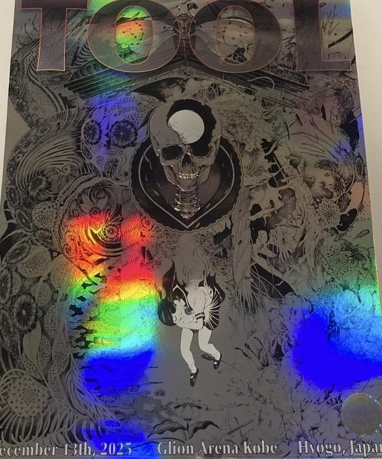 500枚限定TOOLポスター日本限定 神戸来日公演 桃桃子