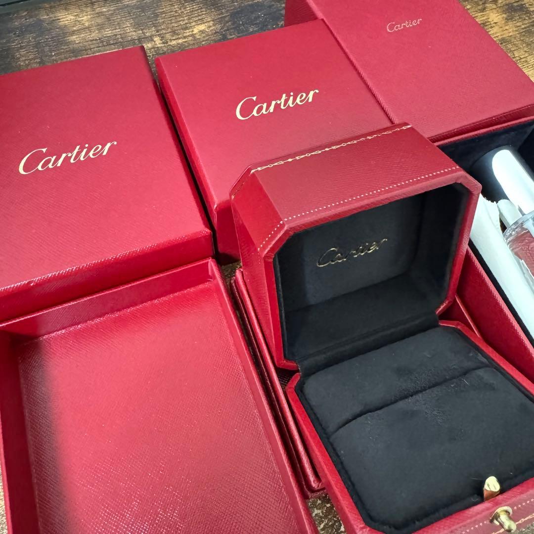 カルティエ　Cartier 指輪　ボックス　空箱　ケア用品
