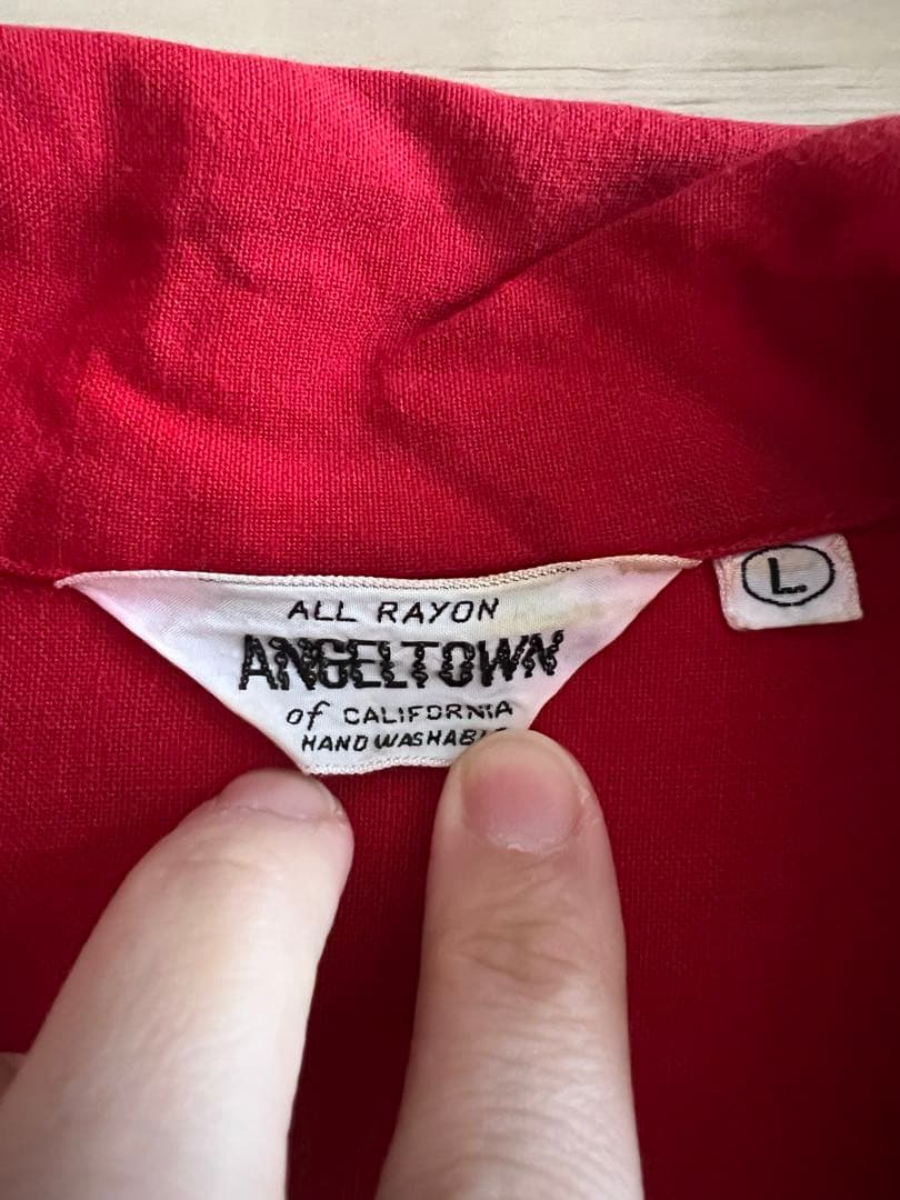 【pochi】60‘s ボウリングシャツ/レーヨンシャツ