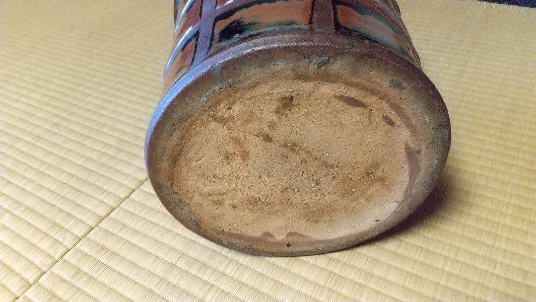 人間国宝 賓田庄司 火鉢 共箱 昭和初期！