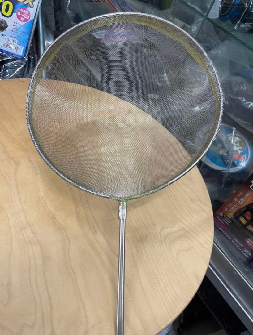 シラスウナギ　網竿セット　タモ網