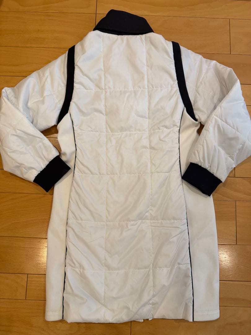【アルチビオ】中綿入りホワイトロングジャケット 38