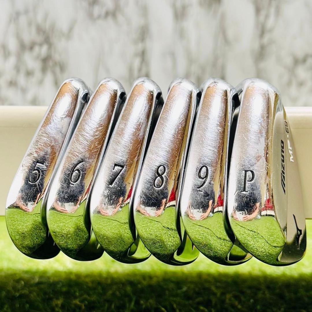 【良品】ミズノ MP-69 マッスルバック メンズアイアンセット 6本 S