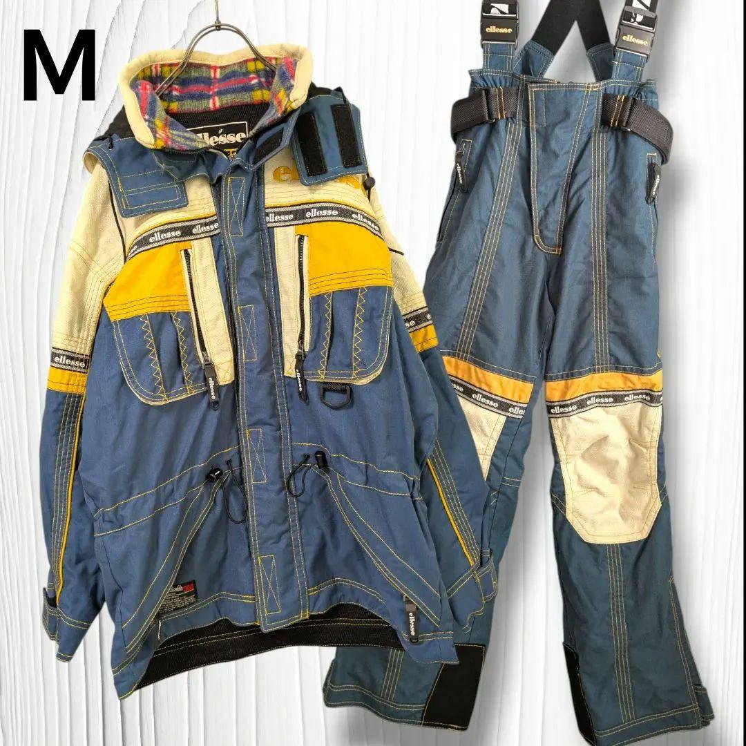 エレッセ Goldwin製 スキーウェア 上下セット Y2K レトロカラー Ｍ