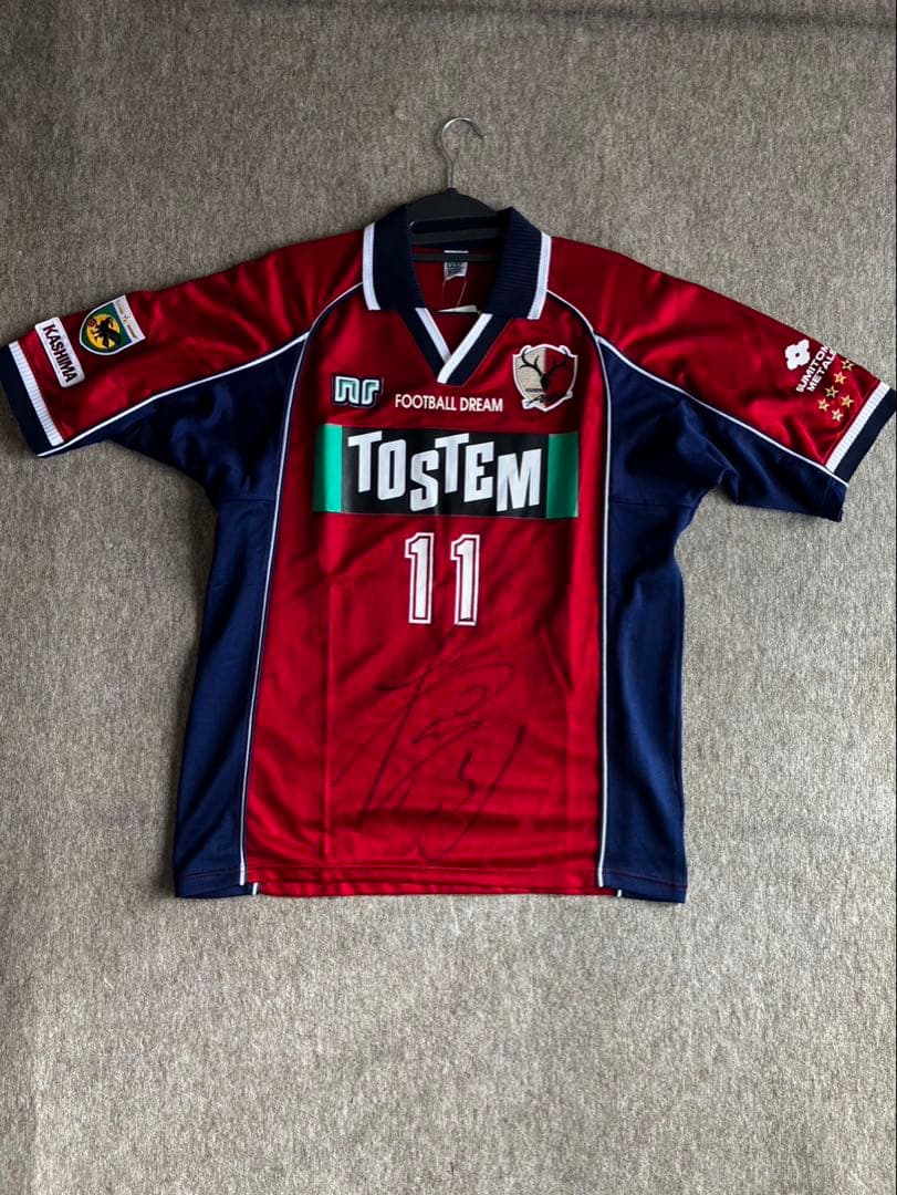 鹿島アントラーズ　長谷川選手　レプリカユニホームサイン入り