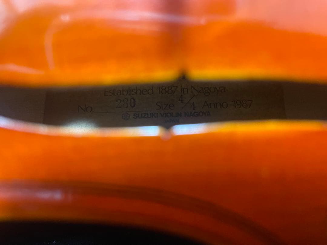 SUZUKI バイオリン 4/4 N.280