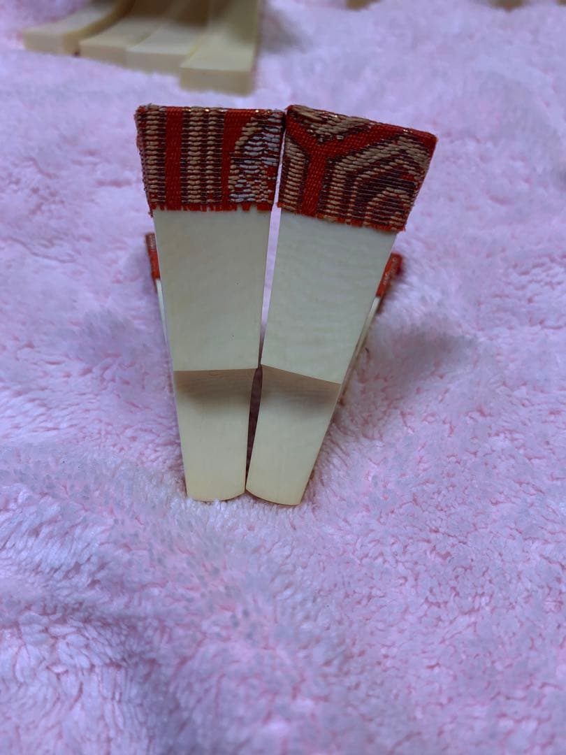 【お値下げ中】琴柱15個と猫足2個セット　天然素材