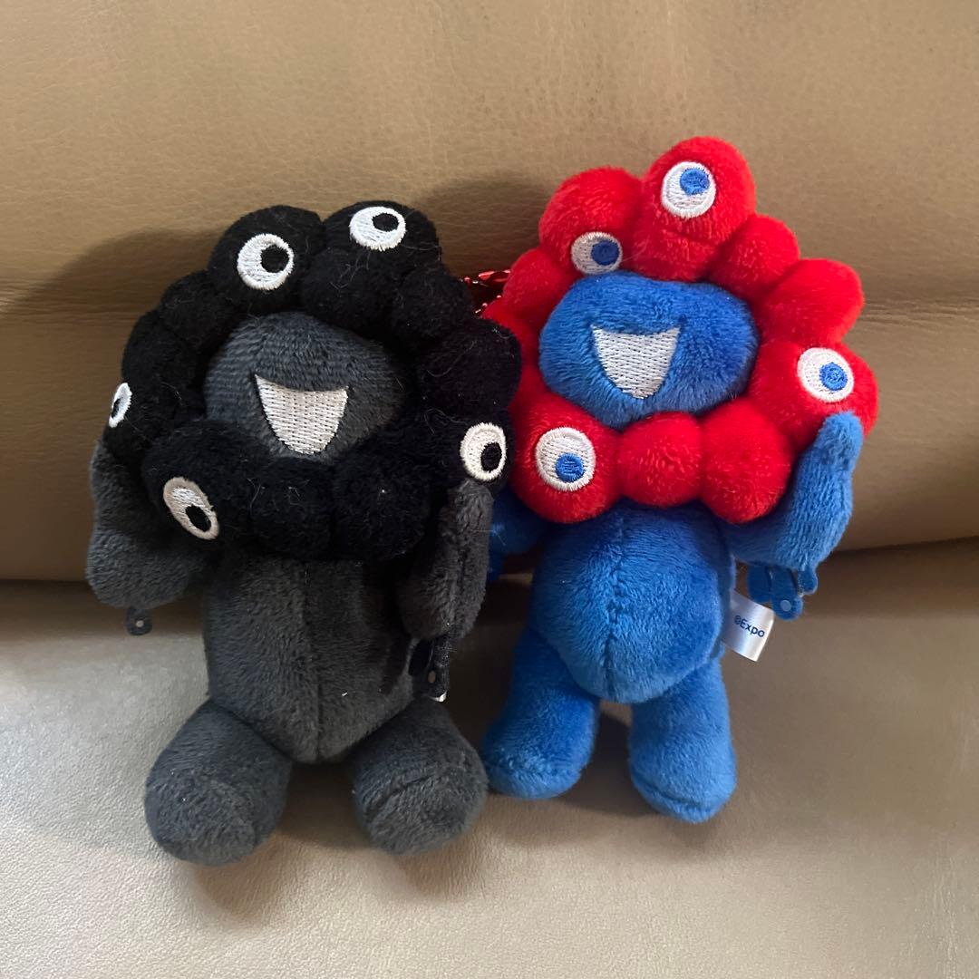 【EXPO/万博キャラ】ぬいぐるみキーホルダー2体セット レア デザイン